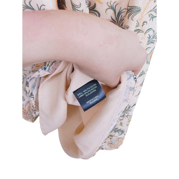 House of Harlow Floral Halter Maxi Dress XS Boho Fairy Cottagecore Wedding Guest - Picture 9 of 13